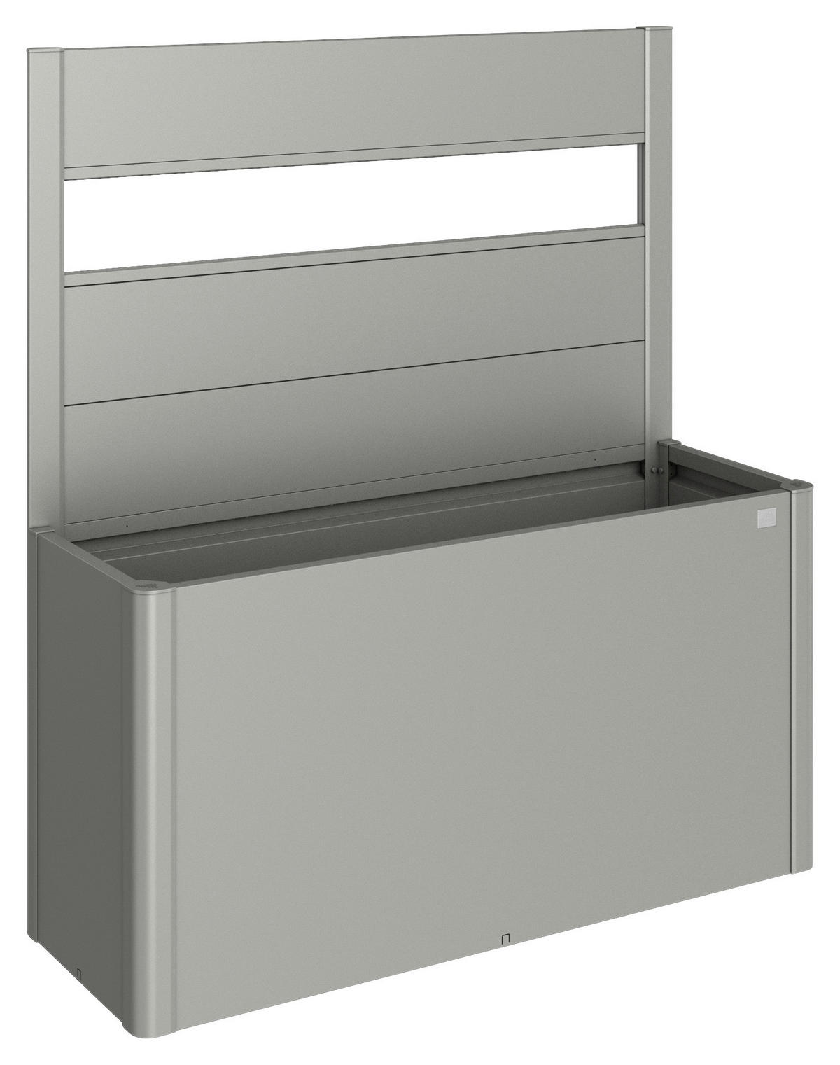 SICHTSCHUTZ ohne Hochbeet - Grau, Basics, Kunststoff/Metall (152/91/4cm) - Biohort