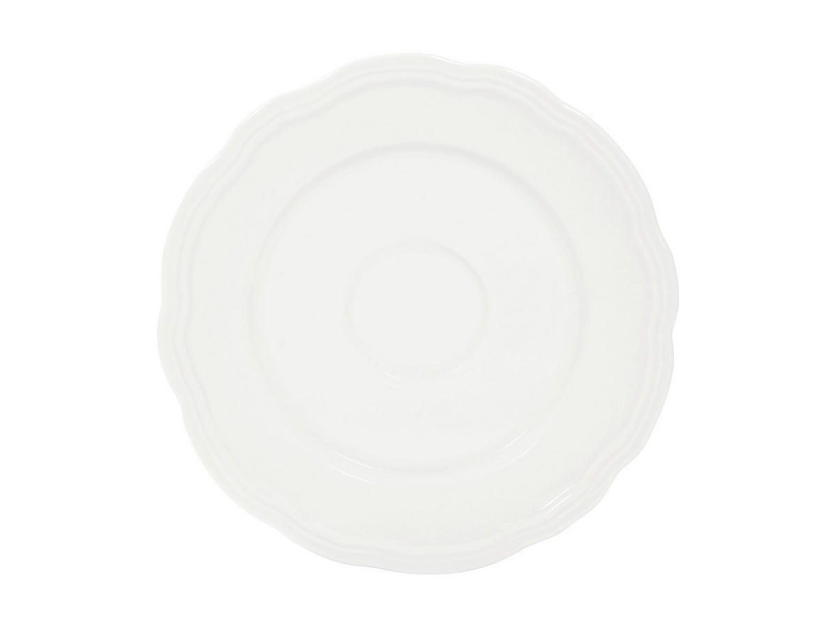 Ceașcă Cu Farfurioară  - alb, Basics, ceramică (14.1/7.4/14.1cm)