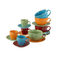 TASSENSET Nature Collection Mediterran 16-teilig  - Rot/Orange, Basics, Keramik - Creatable