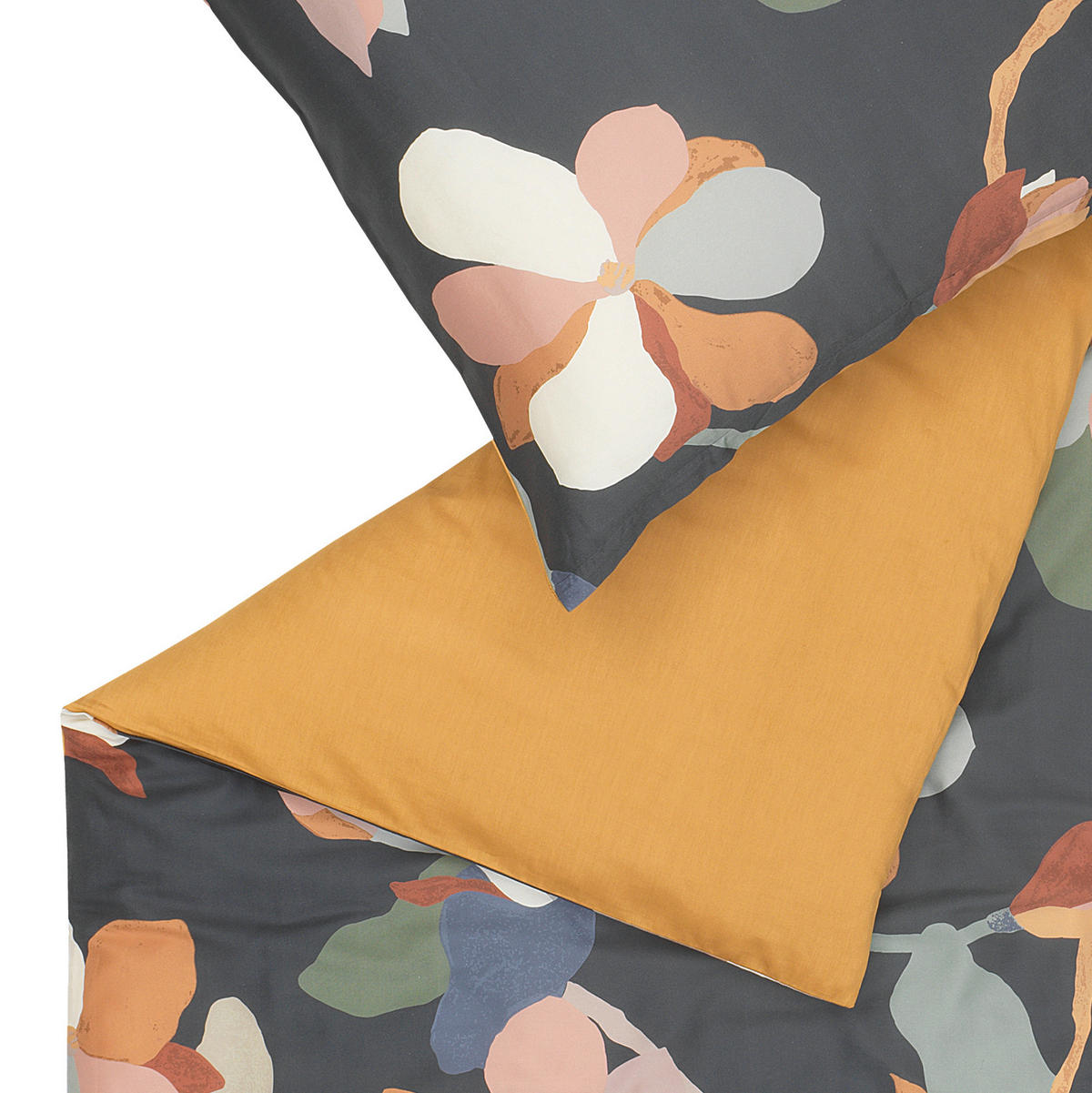 BETTWÄSCHE SW-MAGNOLIA Satin 135/200 cm  - Multicolor, KONVENTIONELL, Textil (135/200cm) - Schöner Wohnen