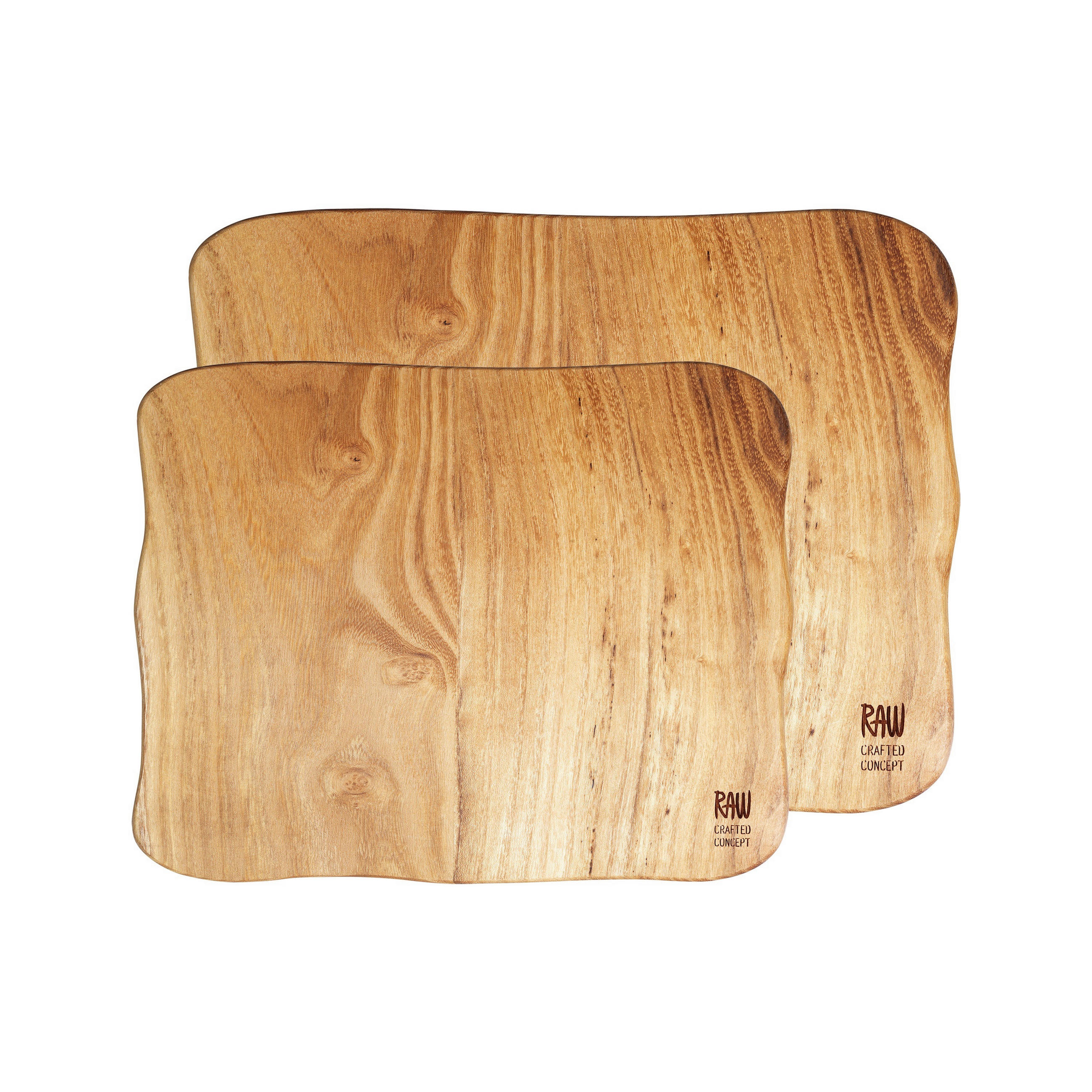Aida Schneidebrett-Set Raw Teak