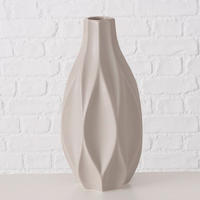 VASE  - Weiss, Basics, Keramik (16/30cm) - Ambia Home