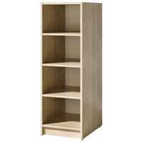 MEHRZWECKSCHRANK 50/150/68 cm  - Eichefarben/Schwarz, Basics, Holzwerkstoff/Kunststoff (50/150/68cm) - MID.YOU