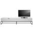 TV DÍL, bílá - bílá/černá, Design, kov/kompozitní dřevo (200/40/40cm) - Ambia Home TV DÍL, bílá - bílá/černá, Design, kov/kompozitní dřevo (200/40/40cm) - Ambia Home