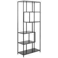 HYLLMODUL i 77,0/185,0/35,0 cm svart  - svart, Trend, metall/trämaterial (77,0/185,0/35,0cm) - Best Price