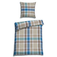 BETTWÄSCHE 2-teilig Seersucker 135/200 cm  - Dunkelblau, Basics, Textil (135/200cm) - Florella