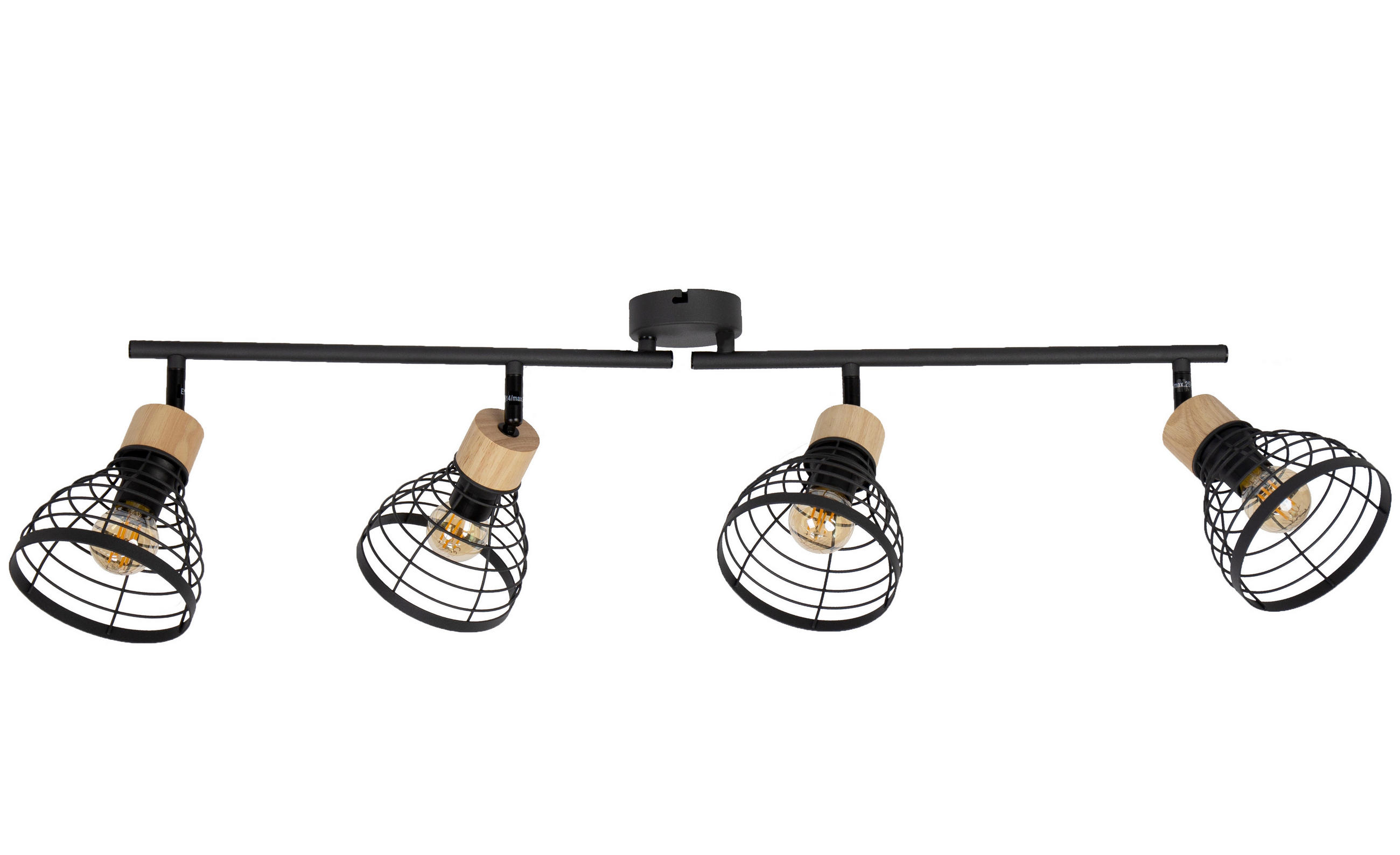 REFLEKTOR ESPEN  - braon/crna, Trendi, drvo/metal (15/75/20cm)