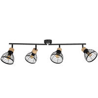 REFLEKTOR ESPEN  - braon/crna, Trendi, drvo/metal (15/75/20cm)