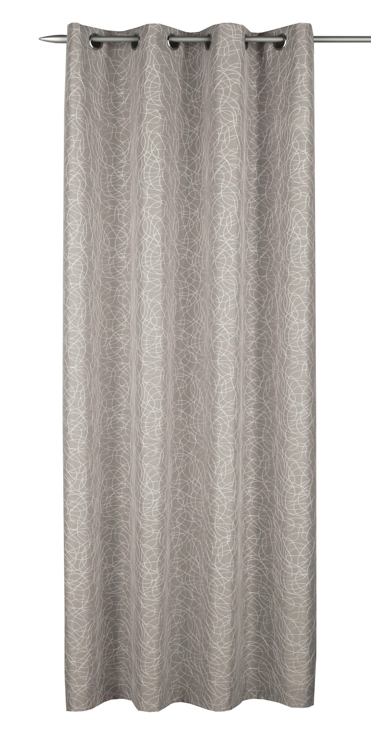 FERTIGVORHANG  blickdicht  135/245 cm   - Creme, Basics, Textil (135/245cm)