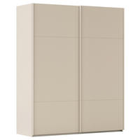 SCHWEBETÜRENSCHRANK 162/223/68 cm,  in Champagner, 2 Tür(en)  - Champagner, KONVENTIONELL, Holzwerkstoff/Metall (162/223/68cm) - Novel