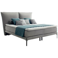 BOXSPRINGBETT 180/200 cm  in Grau  - Schwarz/Grau, KONVENTIONELL, Holz/Holzwerkstoff (180/200cm) - Schöner Wohnen