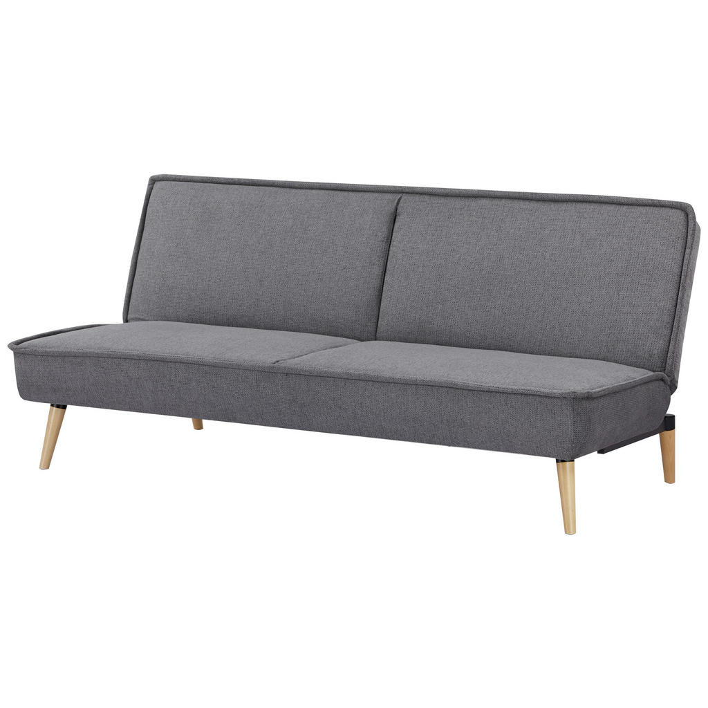 Thumbnail - Mid.you Schlafsofa, Grau, Textil, Kiefer, vollmassiv, 3-Sitzer, 188x84x87 cm, Liegefunktion, Wohnzimmer, Sofas & Couches...