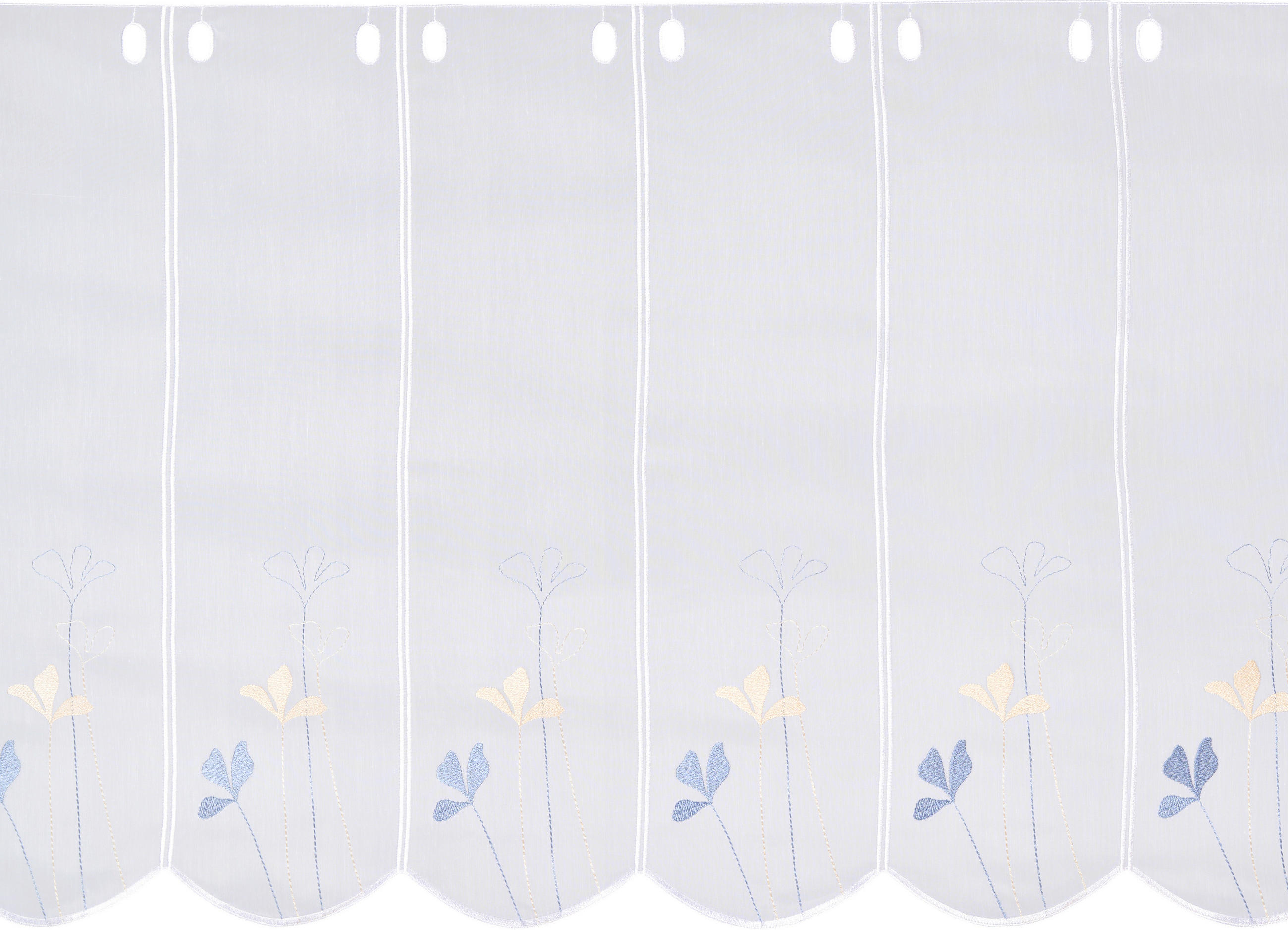 KURZGARDINE 60 cm   - Blau, Basics, Textil (60cm) - Esposa