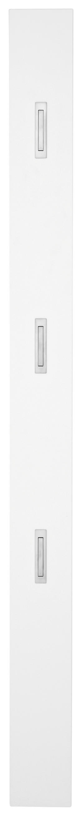 GARDEROBNI PANEL  bijela   drvo  - bijela, Design, drvo (14/170/3cm) - Novel