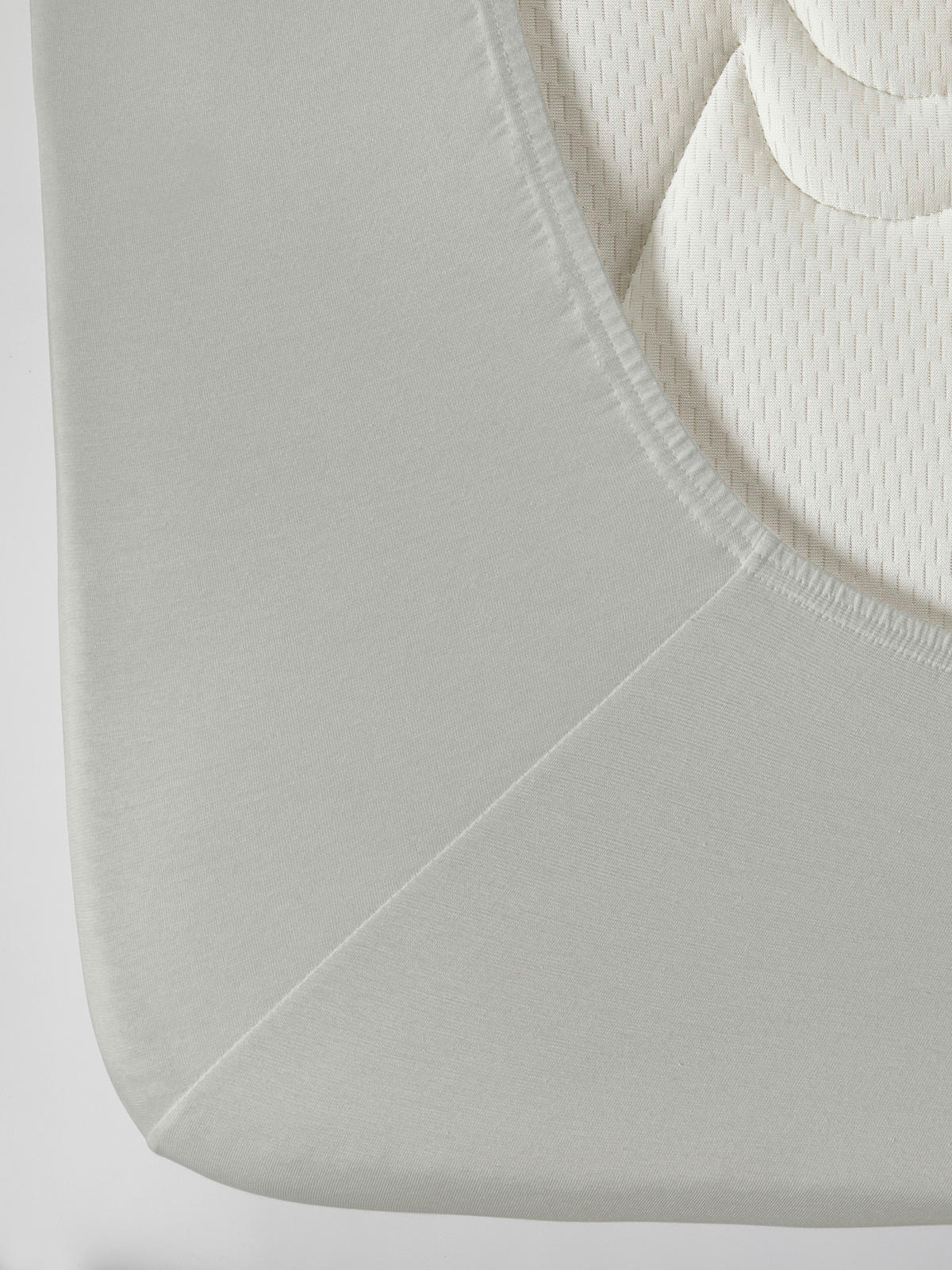 FIXLEINTUCH - Hellgrau, Basics, Textil (180-200/190-220cm) - Bio:Vio