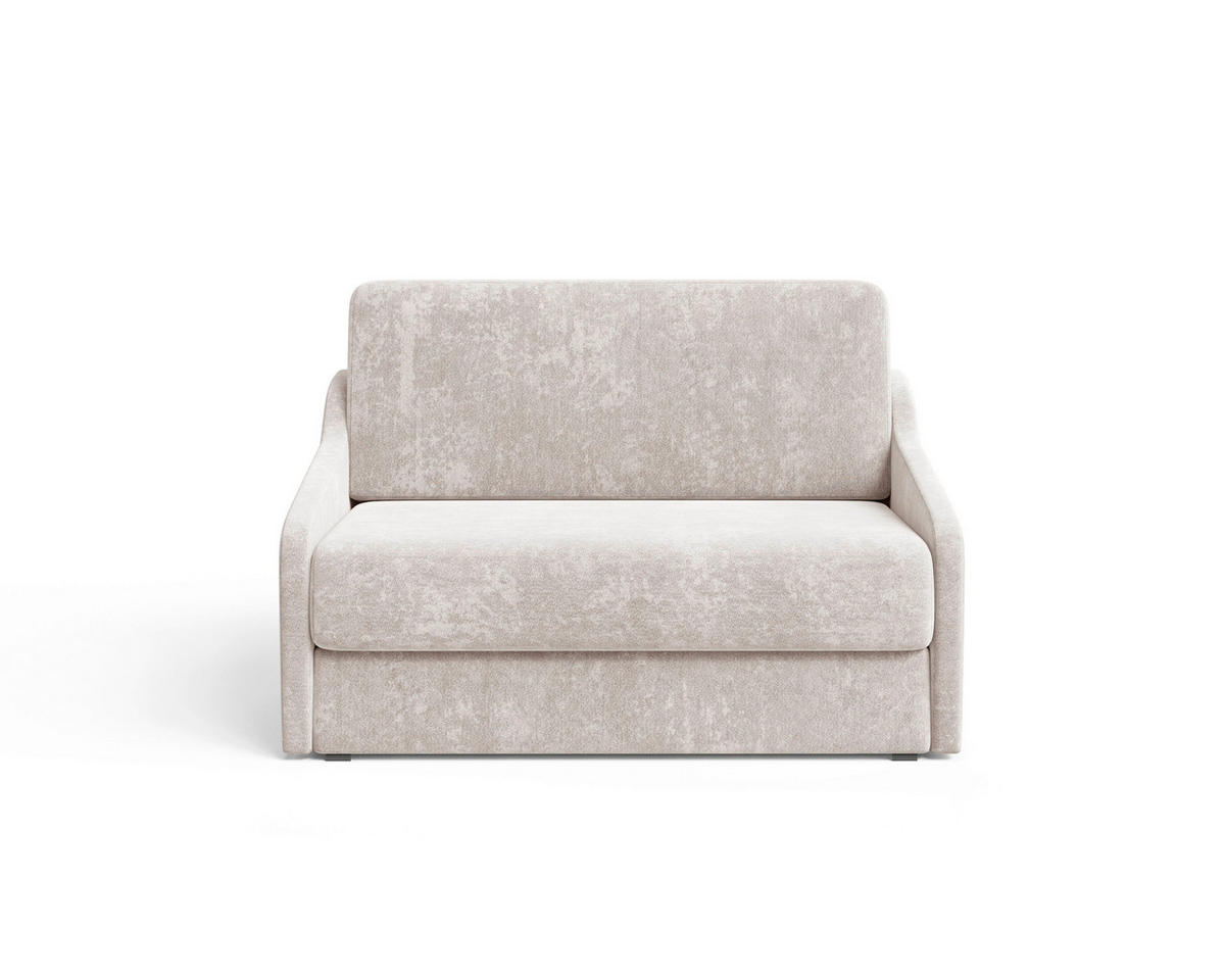SCHLAFSOFA Beige  - Beige/Creme, Design, Kunststoff/Textil (136/86/113cm) - MID.YOU