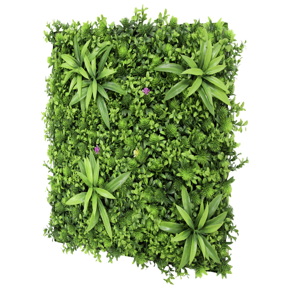 AKUSTIKPANEEL Modular Wall System Design Flora 52/52/4 cm  - Hellgrün, KONVENTIONELL, Kunststoff (52/52/4cm) - Jangal