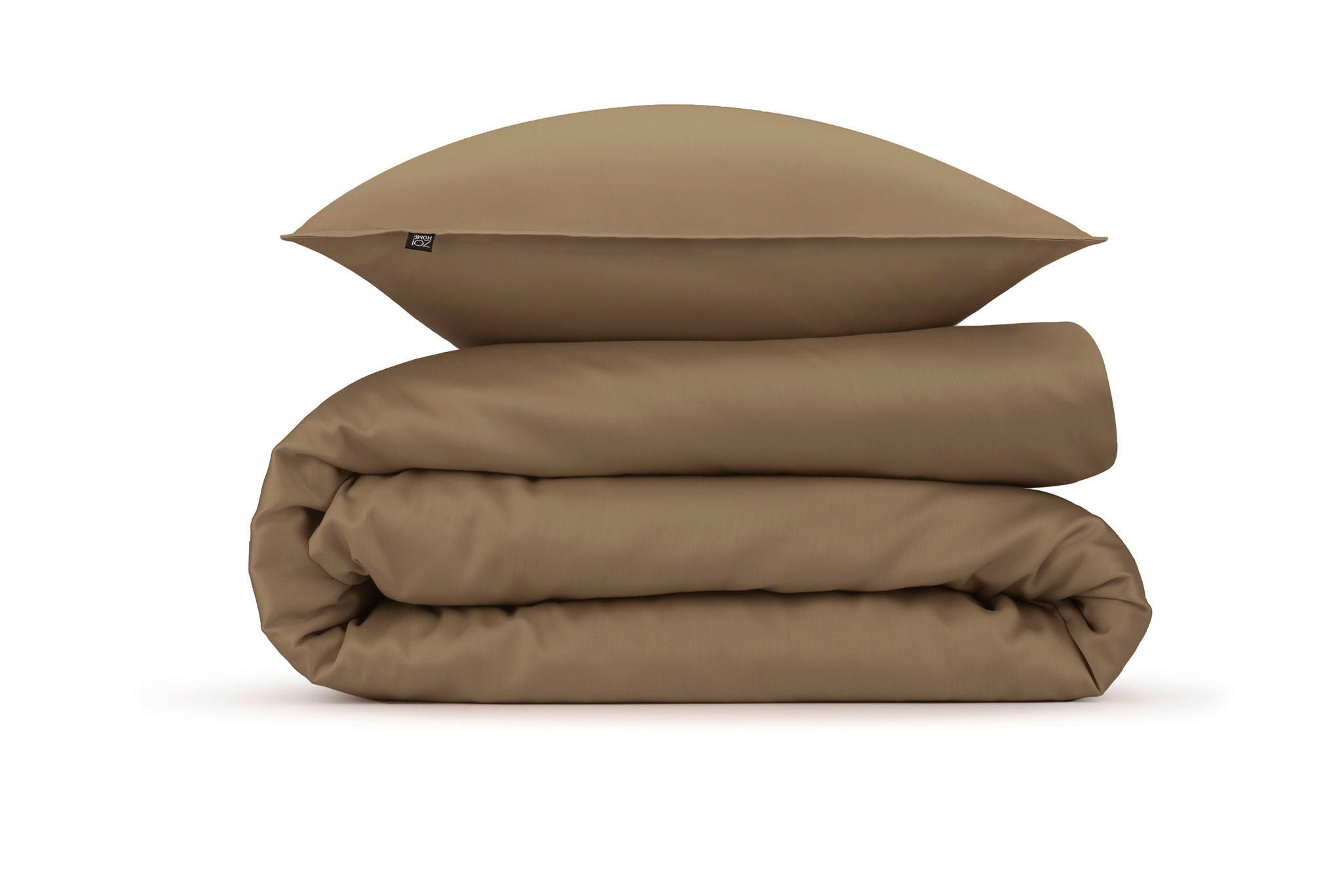 BETTWÄSCHE Satinado Makosatin 155/220 cm  - Taupe, Basics, Textil (155/220cm)