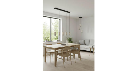 LED-HÄNGELEUCHTE Mimosa 86/8/150 cm   - Pinienfarben, Design, Kunststoff/Stein (86/8/150cm) - Dieter Knoll