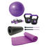 FITNESS-SET FS 2017, LILA - Lila/Schwarz, KONVENTIONELL, Kunststoff/Metall FITNESS-SET FS 2017, LILA - Lila/Schwarz, KONVENTIONELL, Kunststoff/Metall