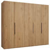 DREHTÜRENSCHRANK in Erlefarben, Wildeiche  - Wildeiche/Erlefarben, Design, Holz/Metall (251,9/223,3/62cm) - Valnatura