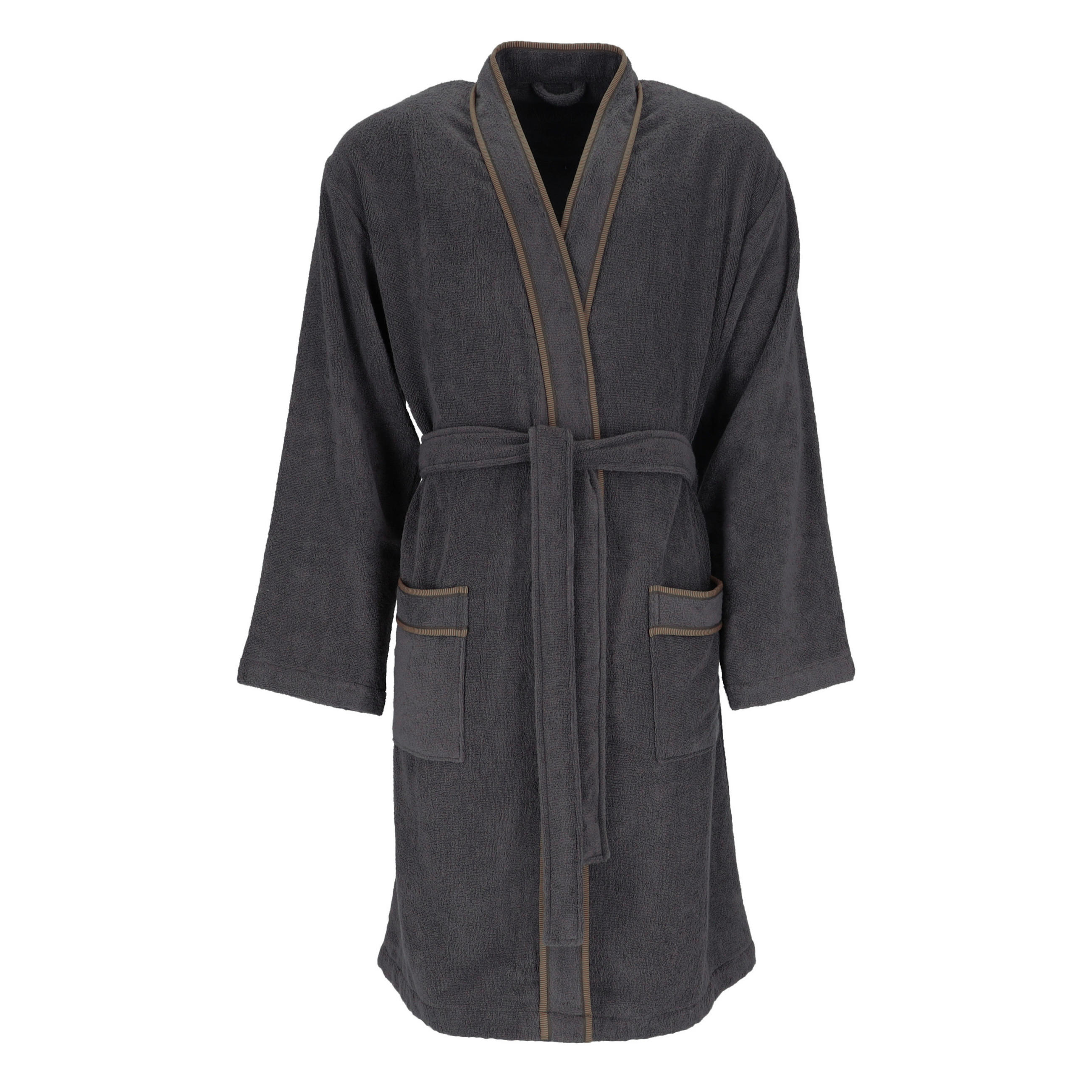 BADEMANTEL XL Herren  - Grau, Basics, Textil (XLnull) - Vossen