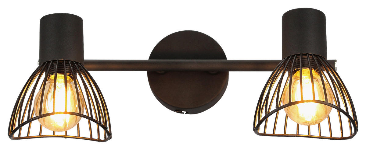DECKENSTRAHLER 8/39/15 cm   - Schwarz, Basics, Metall (8/39/15cm)