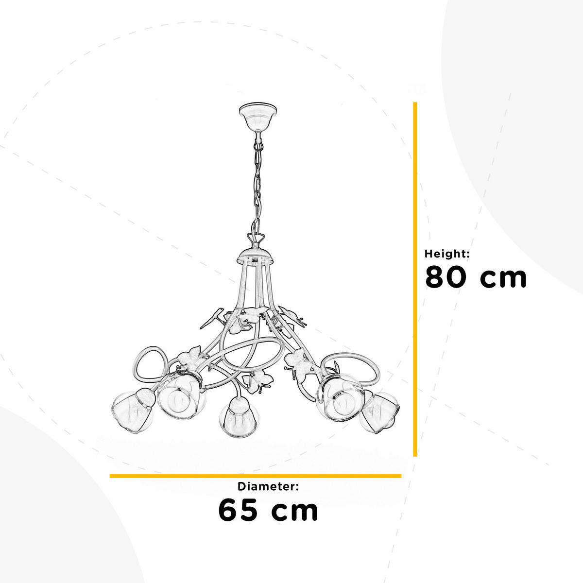 KINDERHÄNGELEUCHTE 70/80 cm   - Pink/Weiß, Basics, Glas/Metall (70/80cm)