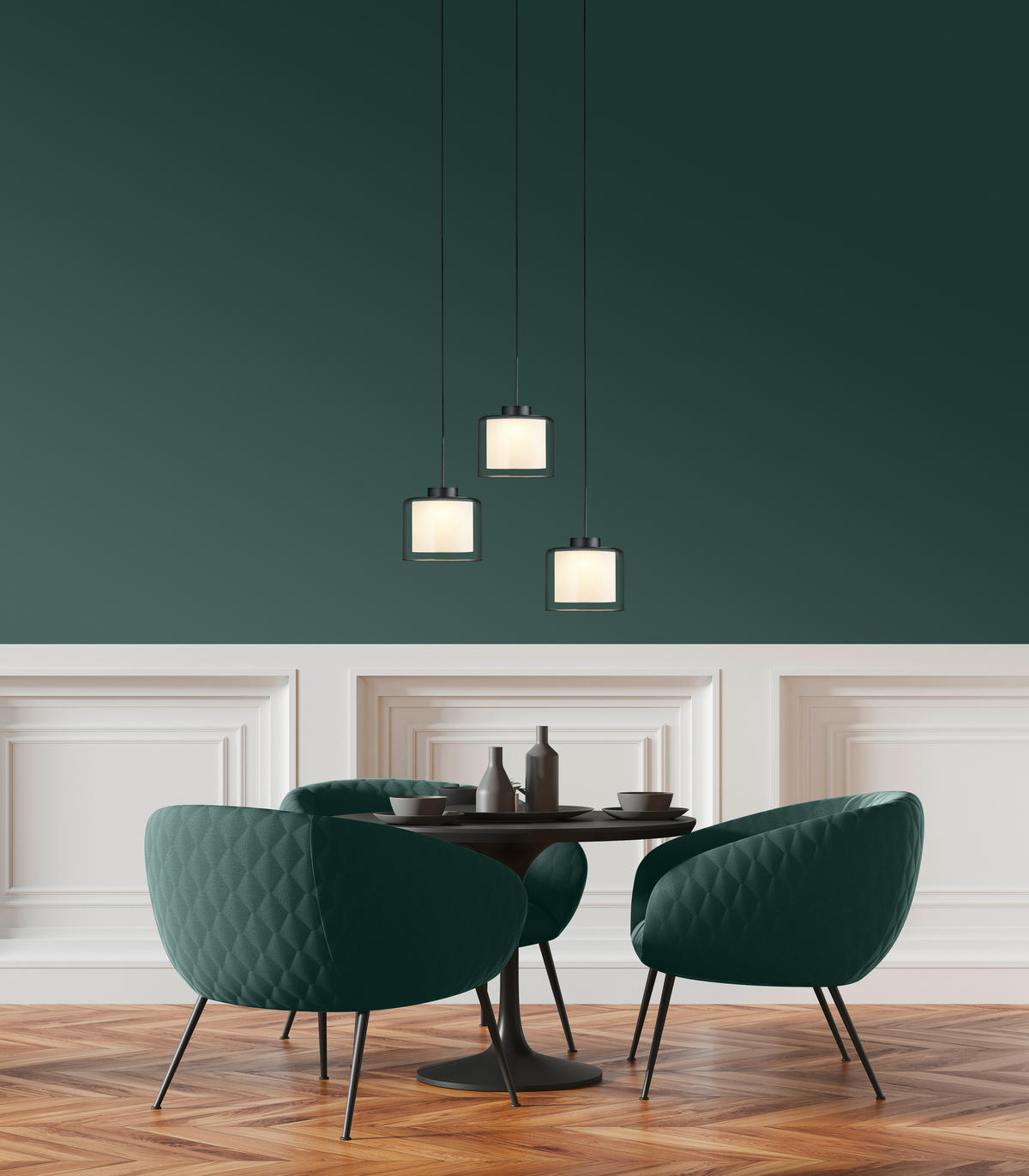 LED-PENDELLEUCHTE 43/180 cm  - Anthrazit, Design, Metall (43/180cm) - elements by BANKAMP