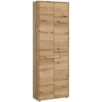 HOCHSCHRANK 64/189/32 cm  - Schwarz, MODERN, Holzwerkstoff (64/189/32cm) - MID.YOU