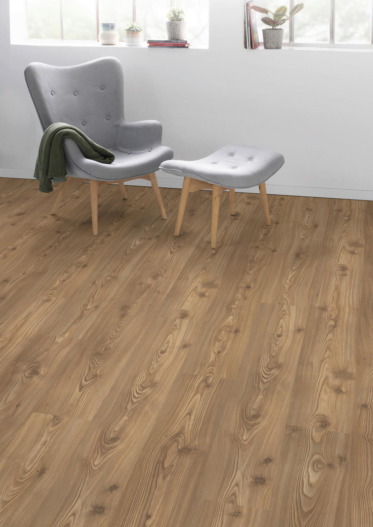 LAMINATBODEN Kanadische Eiche EGGER Nature Sense  per  m² - Fichtefarben/Braun, KONVENTIONELL, Holzwerkstoff (129.2/19.3/0.7cm) - Egger Holzwerkstoffe