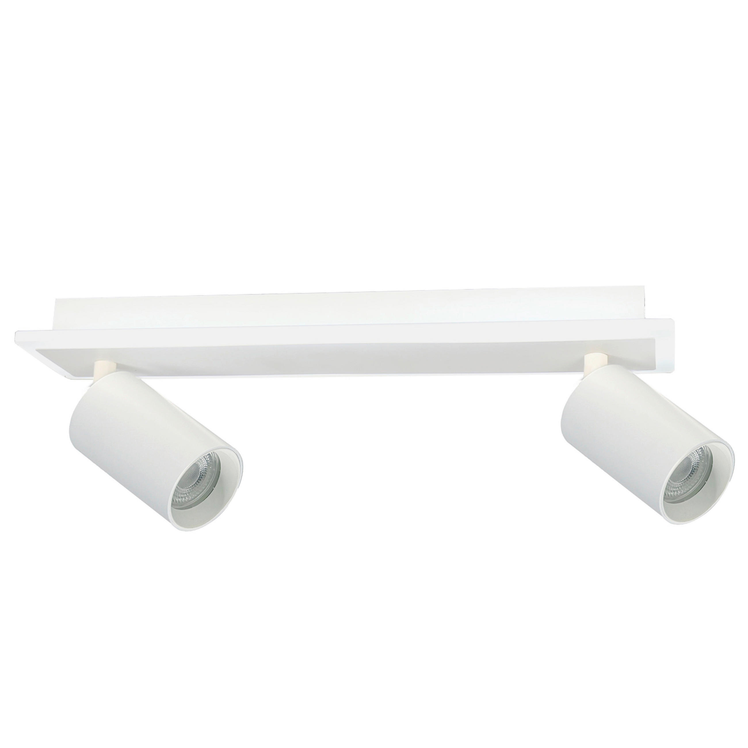 LED-DECKENSTRAHLER Parma 14/40/8 cm  - Weiß, Design, Metall (14/40/8cm)
