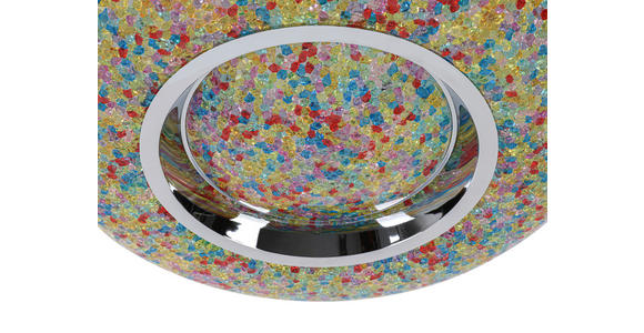 LED-DECKENLEUCHTE 38/8 cm   - Chromfarben/Multicolor, Trend, Kunststoff/Metall (38/8cm) - Novel