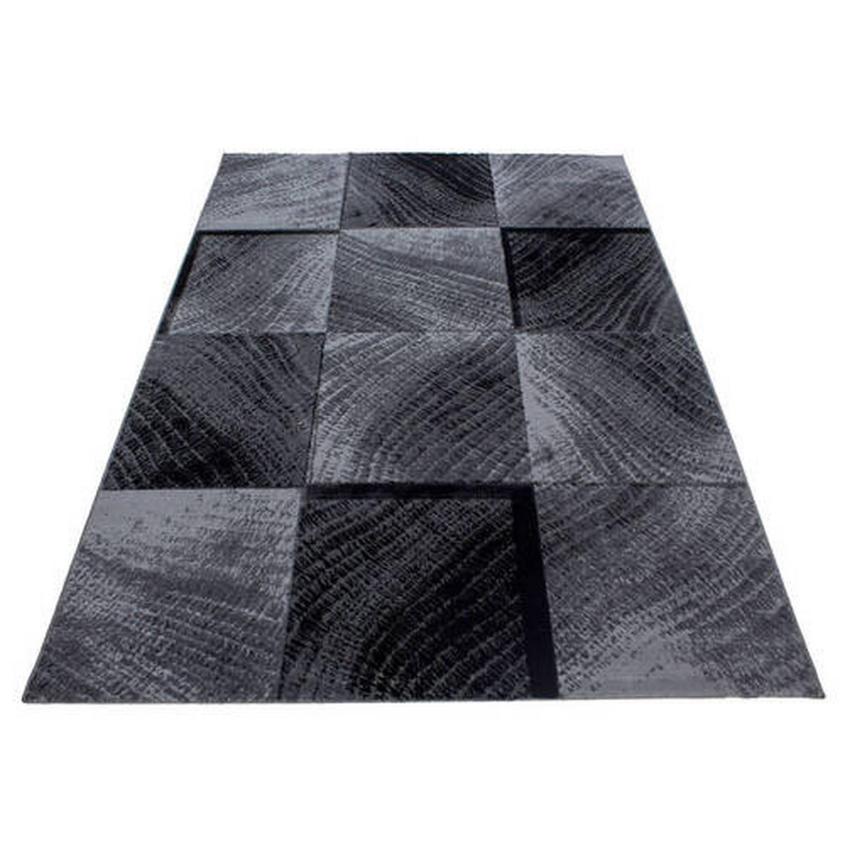 WEBTEPPICH 280/370 cm Plus Schwarz  - Schwarz, Basics, Textil (280/370cm) - Novel