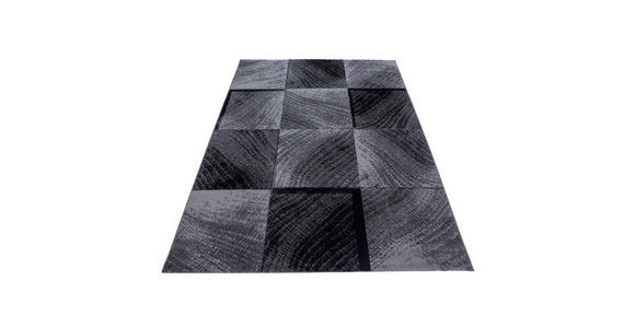 WEBTEPPICH 140/200 cm Plus Schwarz  - Schwarz, Basics, Textil (140/200cm) - Novel