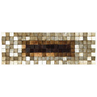 STRUKTURNA SLIKA  180/55/8,5 cm         - zlatna/višebojna, Dizajnerski, drvo/plastika (180/55/8,5cm) - Monee