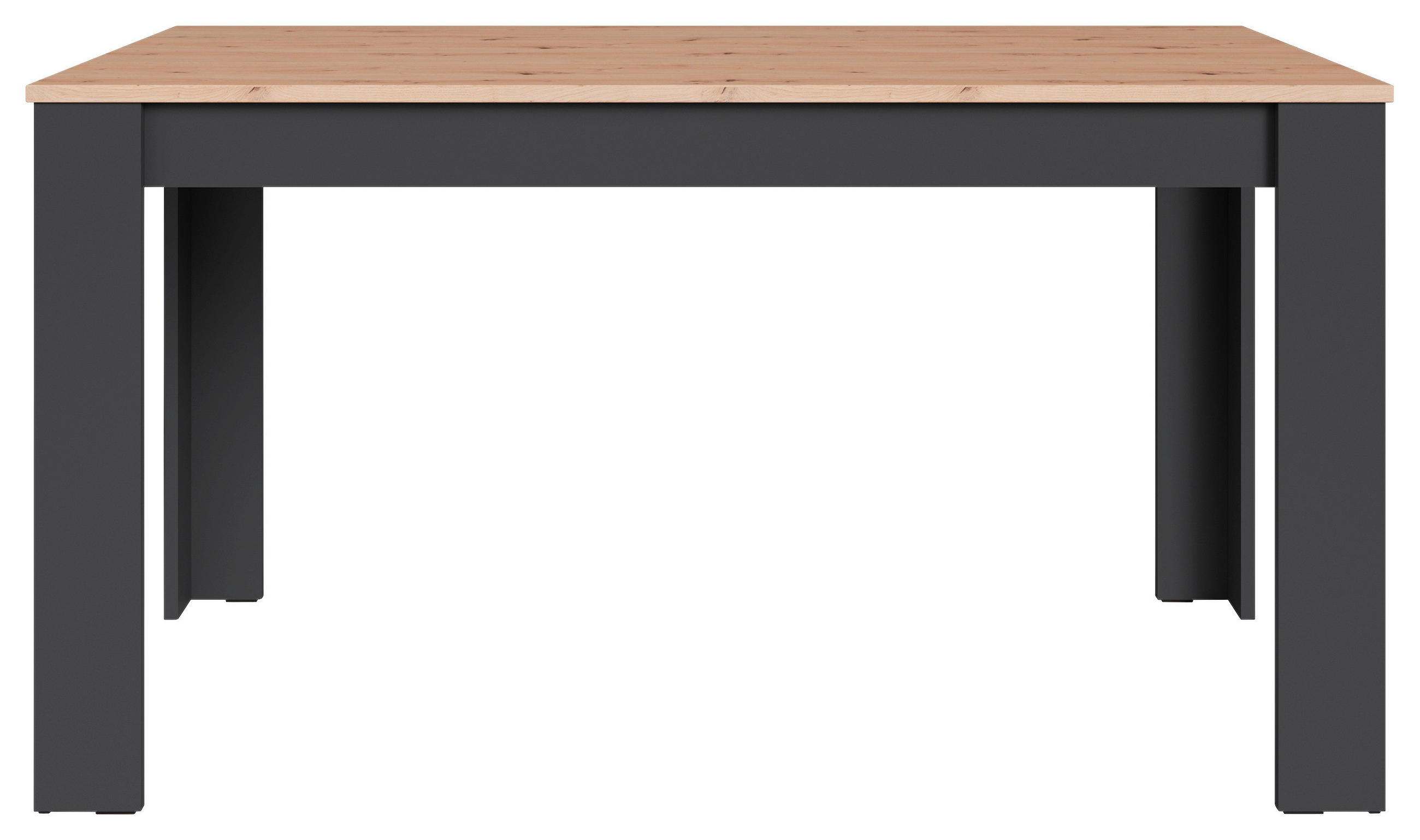 ESSTISCH rechteckig Anthrazit, Eiche Artisan  - Anthrazit/Eiche Artisan, LIFESTYLE, Holzwerkstoff (120/80/75cm) - MID.YOU