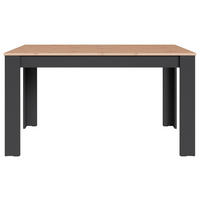 ESSTISCH rechteckig Anthrazit, Eiche Artisan  - Anthrazit/Eiche Artisan, LIFESTYLE, Holzwerkstoff (120/80/75cm) - MID.YOU