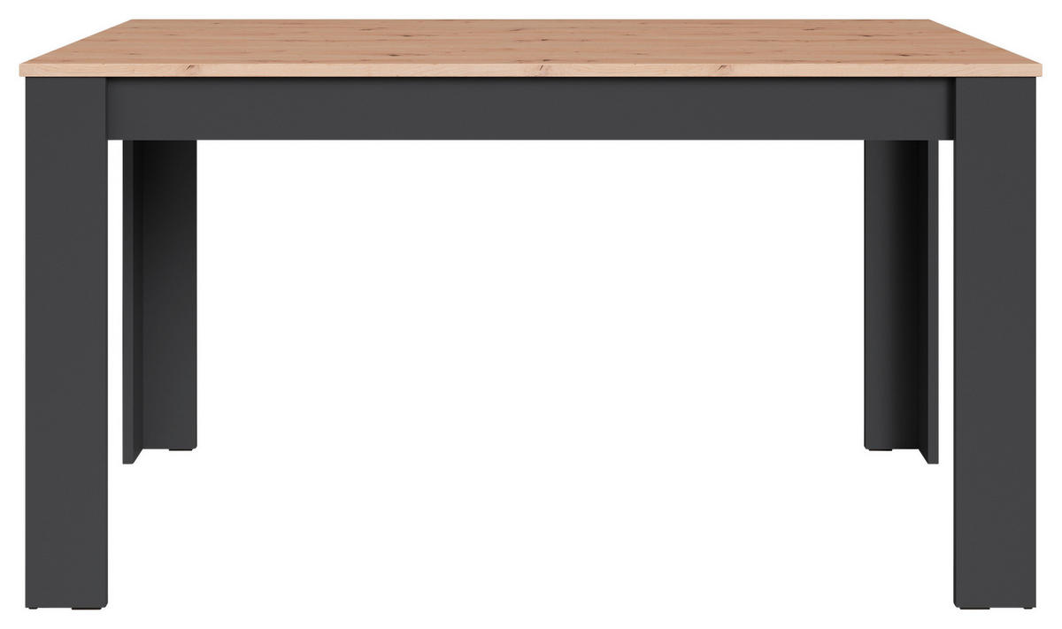 ESSTISCH rechteckig Anthrazit, Eiche Artisan  - Anthrazit/Eiche Artisan, LIFESTYLE, Holzwerkstoff (120/80/75cm) - MID.YOU