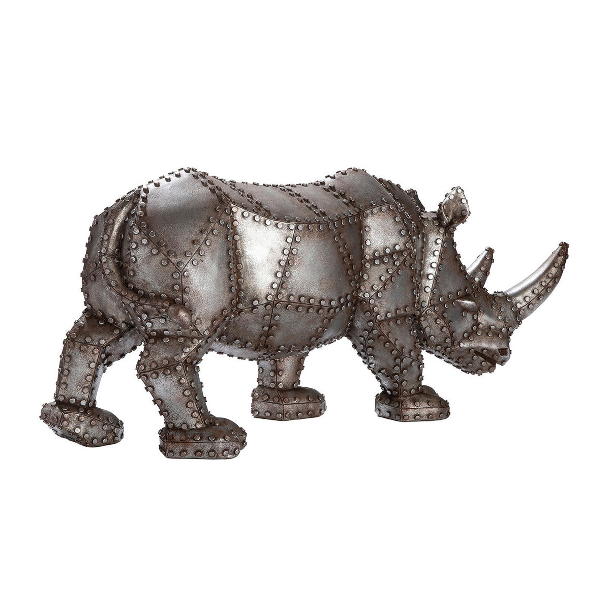 DEKONASHORN - Silberfarben/Grau, Basics, Kunststoff (52/24/16cm)