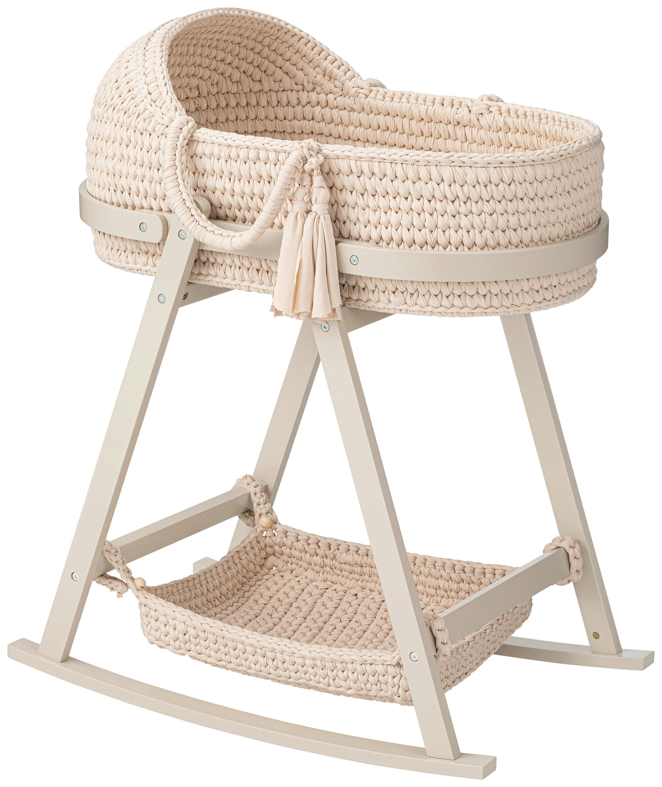 MOSESKORB Pappel  Beige  - Beige, Basics, Holz/Kunststoff (81/51/100cm) - Jimmylee