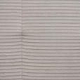 ECKSOFA inkl. Schlaffunktion Hellgrau Velours, Cord  - Hellgrau/Schwarz, Design, Kunststoff/Textil (155/243cm) - Xora