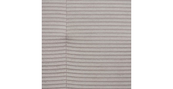 ECKSOFA in Cord, Velours Hellgrau  - Hellgrau/Schwarz, Design, Kunststoff/Textil (155/243cm) - Xora