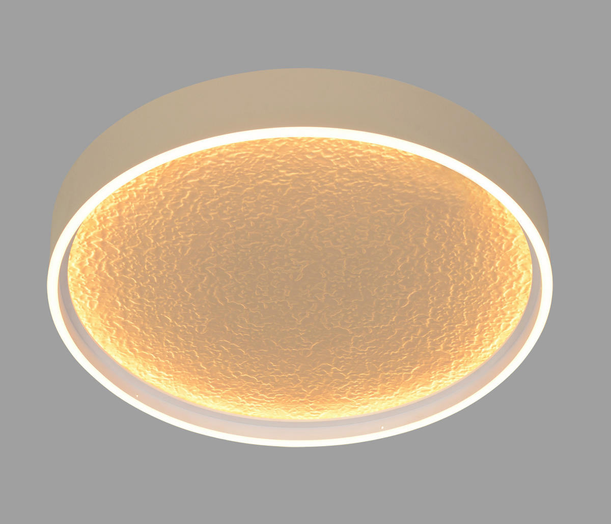 LED-DECKENLEUCHTE Bormes 40/6,5 cm   - Sandfarben, Basics, Kunststoff/Metall (40/6,5cm)