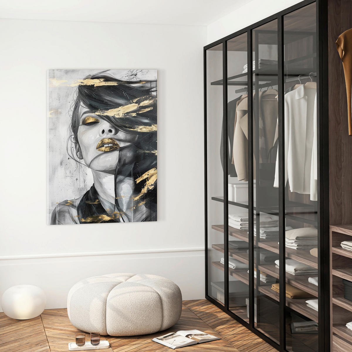 LEINWANDBILD Frauen 70/100 cm  - Multicolor, Basics, Holz/Textil (70/100cm)