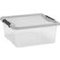 BOX S VÍKEM, 18 l - čiré, Konvenční, umělá hmota (39/16,5/39cm) - Plast 1 BOX S VÍKEM, 18 l - čiré, Konvenční, umělá hmota (39/16,5/39cm) - Plast 1