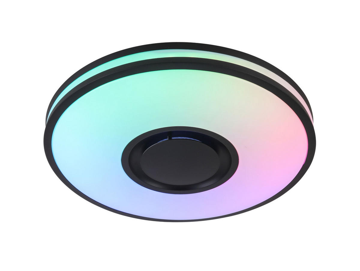 LED PLAFONJERA Riku  - crna, Osnovno, metal/plastika (39/8,5cm) - Novel