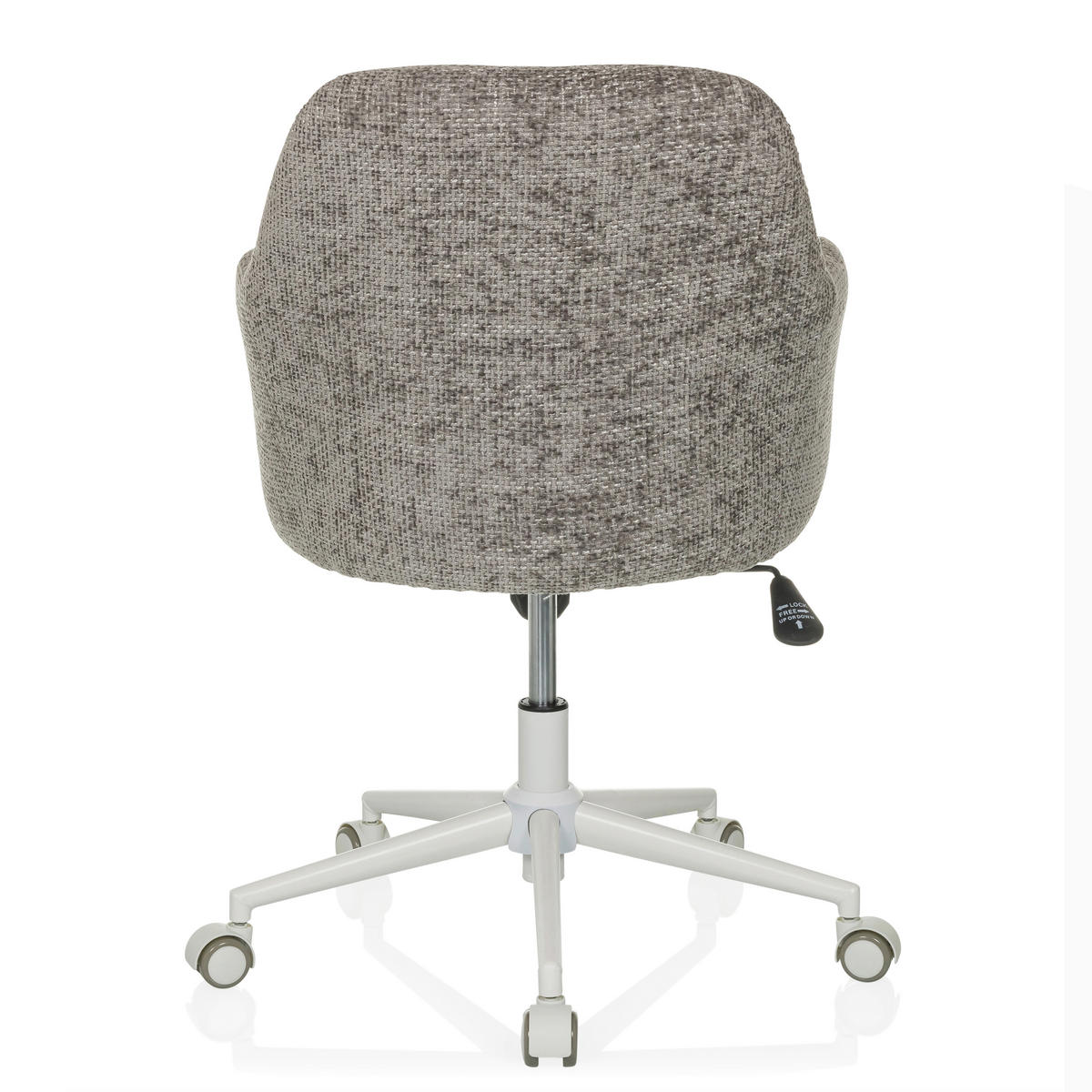 DREHSTUHL Grau  - Weiß/Grau, MODERN, Kunststoff/Textil (58/78/60cm) - MID.YOU