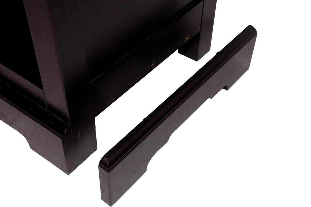 SCHRANK - Schwarzbraun, Design, Holz (98/183,50/44cm) - MID.YOU