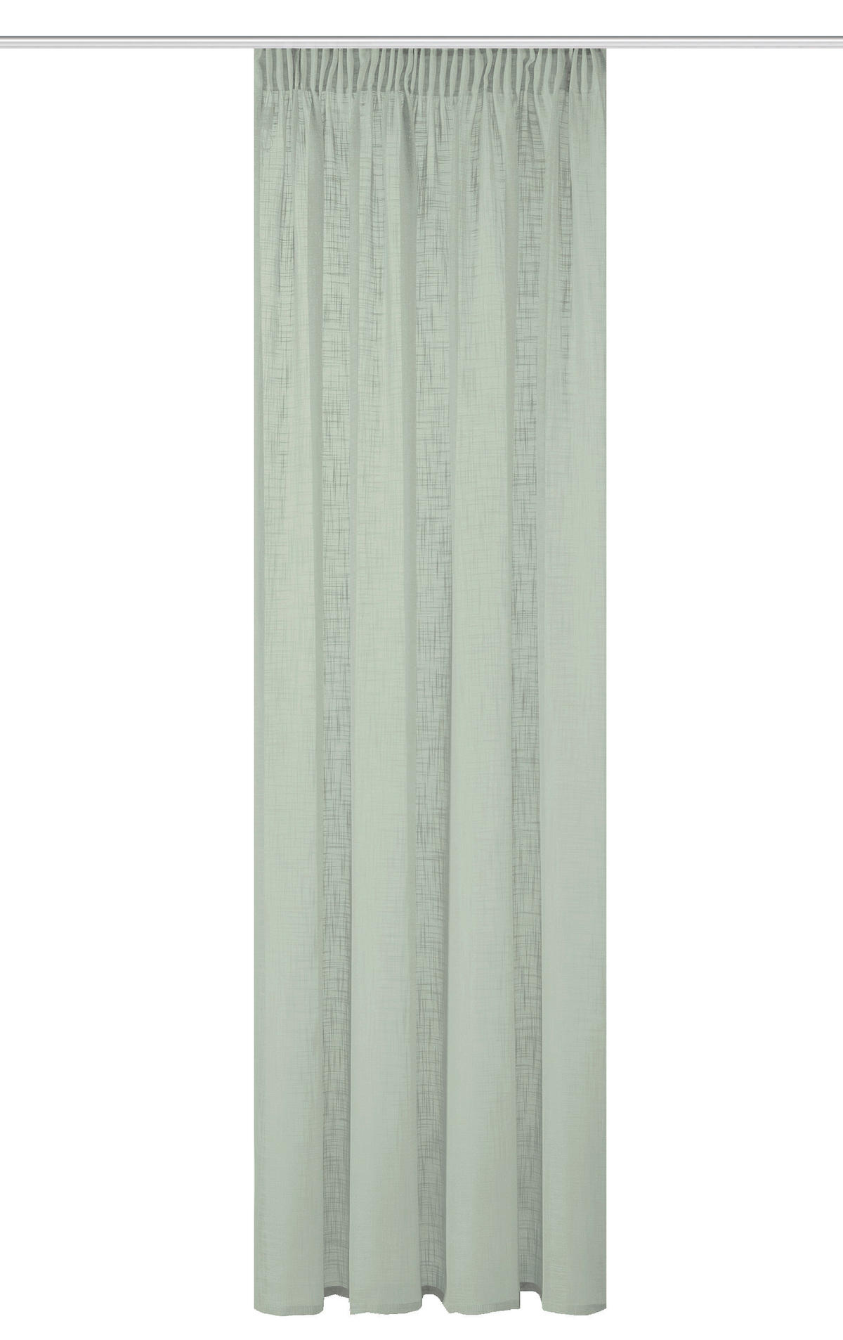 FERTIGVORHANG  halbtransparent   140/160 cm  - Salbeigrün, Basics, Textil (140/160cm)